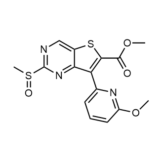 Methyl 7-(6-methoxypyridin-2-yl)-2-(methylsulfinyl)thieno[3,2-d]pyrimidine-6-carboxylate|CS-0723003