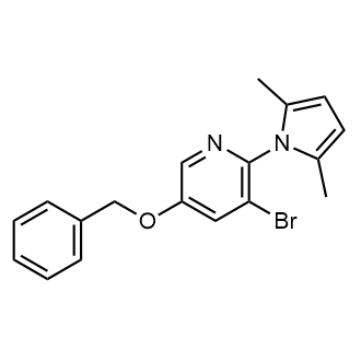 5-(Benzyloxy)-3-bromo-2-(2,5-dimethyl-1H-pyrrol-1-yl)pyridine|CS-0723077