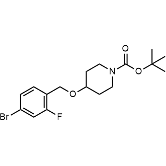 tert-Butyl 4-((4-bromo-2-fluorobenzyl)oxy)piperidine-1-carboxylate|CS-0723158