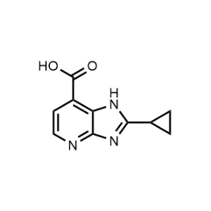 3H-imidazo[4,5-b]pyridine-7-carboxylic acid, 2-cyclopropyl-|CS-0723242