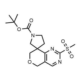 tert-Butyl 2-(methylsulfonyl)-5,7-dihydrospiro[pyrano[4,3-d]pyrimidine-8,3'-pyrrolidine]-1'-carboxylate|CS-0723508