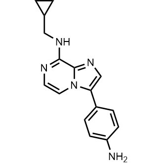 3-(4-Aminophenyl)-N-(cyclopropylmethyl)imidazo[1,2-a]pyrazin-8-amine|CS-0723522