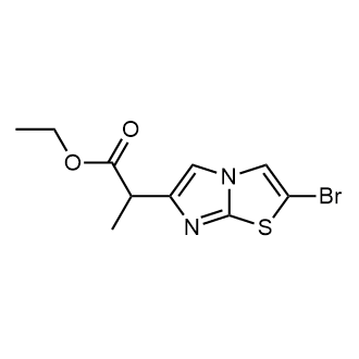 Ethyl 2-(2-bromoimidazo[2,1-b]thiazol-6-yl)propanoate|CS-0723526