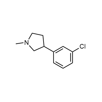 3-(3-Chlorophenyl)-1-methylpyrrolidine|CS-0724048