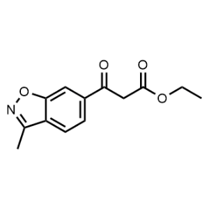 Ethyl 3-(3-methylbenzo[d]isoxazol-6-yl)-3-oxopropanoate|CS-0724812