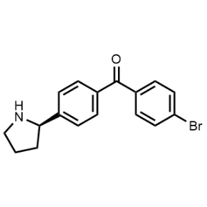 Methanone, (4-bromophenyl)[4-(2R)-2-pyrrolidinylphenyl]-|CS-0724964