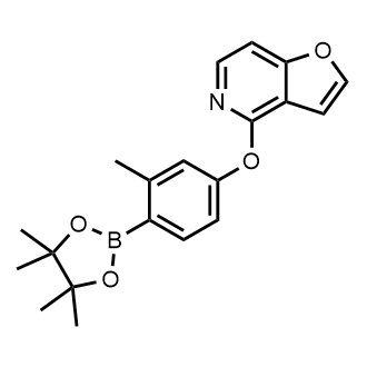 4-(3-Methyl-4-(4,4,5,5-tetramethyl-1,3,2-dioxaborolan-2-yl)phenoxy)furo[3,2-c]pyridine|CS-0725386