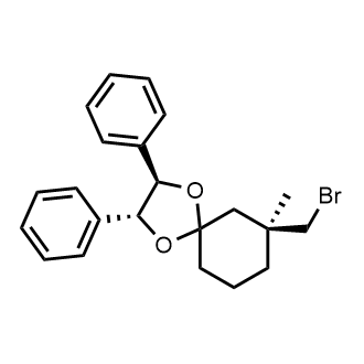 (2R,3R,7S)-7-(Bromomethyl)-7-methyl-2,3-diphenyl-1,4-dioxaspiro[4.5]decane|CS-0725499