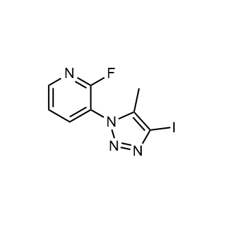 2-Fluoro-3-(4-iodo-5-methyl-1H-1,2,3-triazol-1-yl)pyridine|CS-0725943