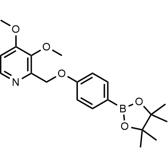3,4-Dimethoxy-2-((4-(4,4,5,5-tetramethyl-1,3,2-dioxaborolan-2-yl)phenoxy)methyl)pyridine|CS-0725945