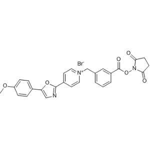 1-(3-(((2,5-Dioxopyrrolidin-1-yl)oxy)carbonyl)benzyl)-4-(5-(4-methoxyphenyl)oxazol-2-yl)pyridin-1-ium bromide|CS-0725958