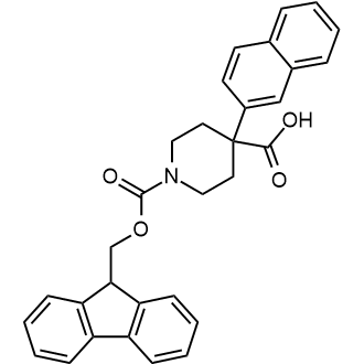 1-(((9H-Fluoren-9-yl)methoxy)carbonyl)-4-(naphthalen-2-yl)piperidine-4-carboxylic acid|CS-0726079