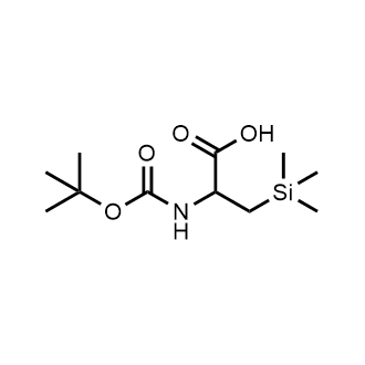 2-([(tert-Butoxy)carbonyl]amino)-3-(trimethylsilyl)propanoic acid|CS-0726328