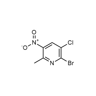 2-Bromo-3-chloro-6-methyl-5-nitropyridine|CS-0726461
