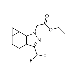 Ethyl 2-(3-(difluoromethyl)-5,5a,6,6a-tetrahydrocyclopropa[g]indazol-1(4H)-yl)acetate|CS-0726525