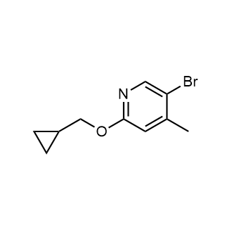 5-Bromo-2-cyclopropylmethoxy-4-methyl-pyridine|CS-0726653