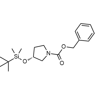 (R)-Benzyl 3-((tert-butyldimethylsilyl)oxy)pyrrolidine-1-carboxylate|CS-0726732