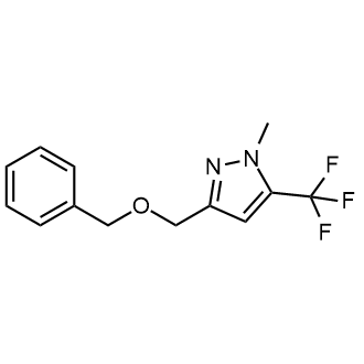 3-((Benzyloxy)methyl)-1-methyl-5-(trifluoromethyl)-1H-pyrazole|CS-0726825