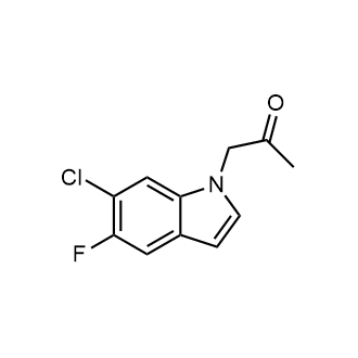 1-(6-Chloro-5-fluoro-1H-indol-1-yl)propan-2-one|CS-0726890