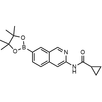 N-(7-(4,4,5,5-Tetramethyl-1,3,2-dioxaborolan-2-yl)isoquinolin-3-yl)cyclopropanecarboxamide|CS-0726980
