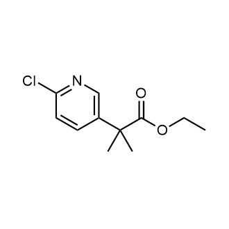 Ethyl 2-(6-chloropyridin-3-yl)-2-methylpropanoate|CS-0727093