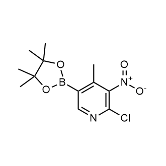 2-Chloro-4-methyl-3-nitro-5-(4,4,5,5-tetramethyl-1,3,2-dioxaborolan-2-yl)pyridine|CS-0727160