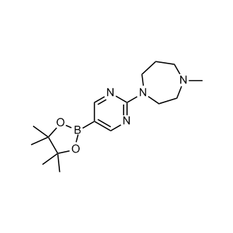 1-Methyl-4-(5-(4,4,5,5-tetramethyl-1,3,2-dioxaborolan-2-yl)pyrimidin-2-yl)-1,4-diazepane|CS-0727334