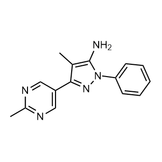 4-Methyl-3-(2-methylpyrimidin-5-yl)-1-phenyl-1H-pyrazol-5-amine|CS-0727381