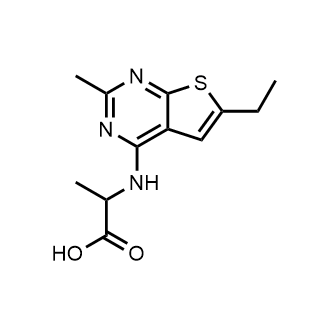 2-((6-Ethyl-2-methylthieno[2,3-d]pyrimidin-4-yl)amino)propanoic acid|CS-0728038