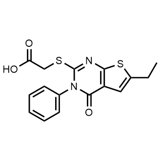 2-((6-Ethyl-4-oxo-3-phenyl-3,4-dihydrothieno[2,3-d]pyrimidin-2-yl)thio)acetic acid|CS-0728058
