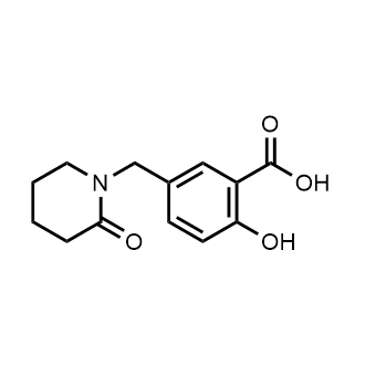 2-Hydroxy-5-((2-oxopiperidin-1-yl)methyl)benzoic acid|CS-0728092