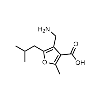 4-(Aminomethyl)-5-isobutyl-2-methylfuran-3-carboxylic acid|CS-0728101
