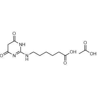 Hexanoic acid, 6-[(1,4,5,6-tetrahydro-4,6-dioxo-2-pyrimidinyl)amino]-, monoacetate|CS-0728153