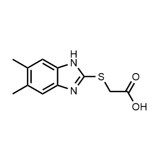 2-((5,6-Dimethyl-1H-benzo[d]imidazol-2-yl)thio)acetic acid|CS-0728158