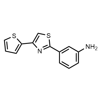 3-(4-(Thiophen-2-yl)thiazol-2-yl)aniline|CS-0728222