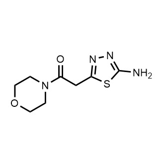2-(5-Amino-1,3,4-thiadiazol-2-yl)-1-morpholinoethanone|CS-0728302