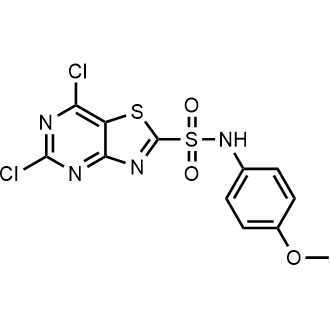 5,7-Dichloro-N-(4-methoxyphenyl)thiazolo[4,5-d]pyrimidine-2-sulfonamide|CS-0728505