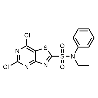 5,7-Dichloro-N-ethyl-N-phenylthiazolo[4,5-d]pyrimidine-2-sulfonamide|CS-0728516