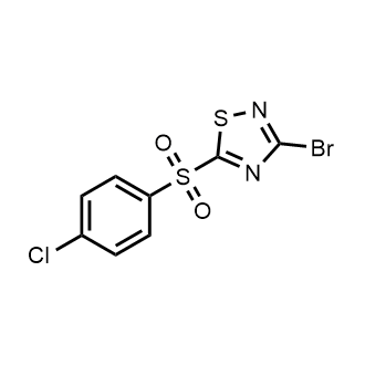 3-Bromo-5-((4-chlorophenyl)sulfonyl)-1,2,4-thiadiazole|CS-0728529