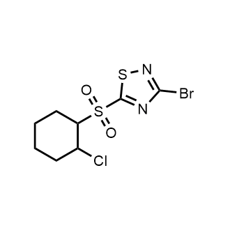 3-Bromo-5-((2-chlorocyclohexyl)sulfonyl)-1,2,4-thiadiazole|CS-0728530