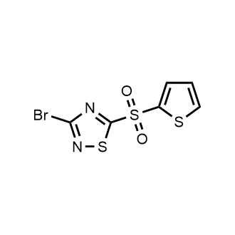 3-Bromo-5-(thiophen-2-ylsulfonyl)-1,2,4-thiadiazole|CS-0728532