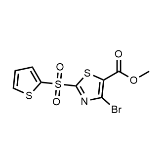 Methyl 4-bromo-2-(thiophen-2-ylsulfonyl)thiazole-5-carboxylate|CS-0728536