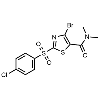 4-Bromo-2-((4-chlorophenyl)sulfonyl)-N,N-dimethylthiazole-5-carboxamide|CS-0728560