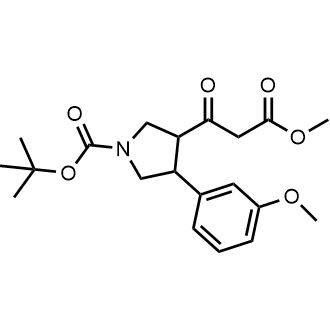tert-Butyl 3-(3-methoxy-3-oxopropanoyl)-4-(3-methoxyphenyl)pyrrolidine-1-carboxylate|CS-0728798