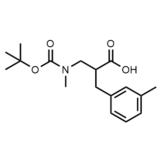 3-((tert-Butoxycarbonyl)(methyl)amino)-2-(3-methylbenzyl)propanoic acid|CS-0728844