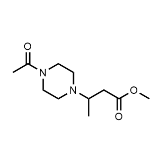 Methyl 3-(4-acetylpiperazin-1-yl)butanoate|CS-0728929