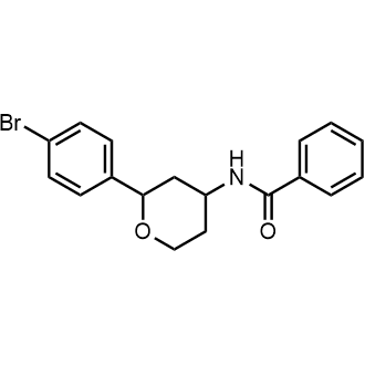 N-(2-(4-Bromophenyl)tetrahydro-2H-pyran-4-yl)benzamide|CS-0729053