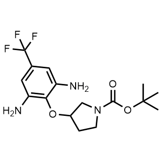tert-Butyl 3-(2,6-diamino-4-(trifluoromethyl)phenoxy)pyrrolidine-1-carboxylate|CS-0729078