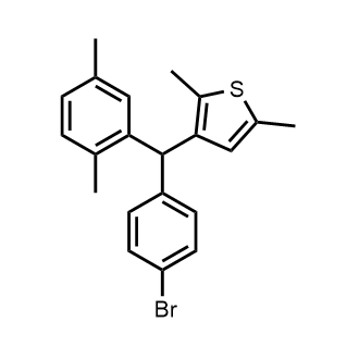 3-((4-Bromophenyl)(2,5-dimethylphenyl)methyl) -2,5-dimethylthiophene|CS-0729100