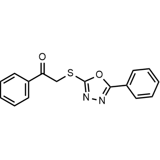 1-Phenyl-2-((5-phenyl-1,3,4-oxadiazol-2-yl)thio)ethanone|CS-0729304